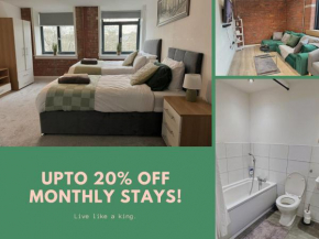 Stunning 2 Bed In City Centre With Free Parking - Sleeps 7